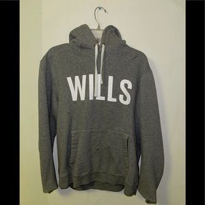 Jack Wills grey hoody size medium.